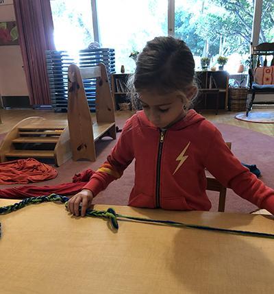 Finger Crocheting in the Kindergarten