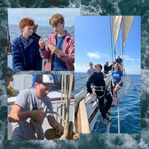 The 7th Grade Class Goes Sailing